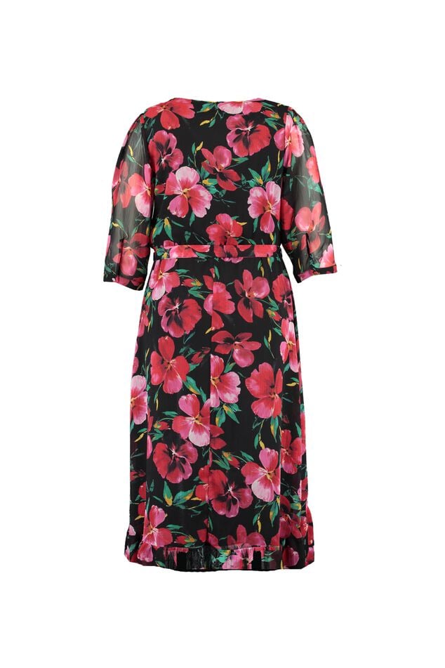 Robe à fleurs bordée image number 3