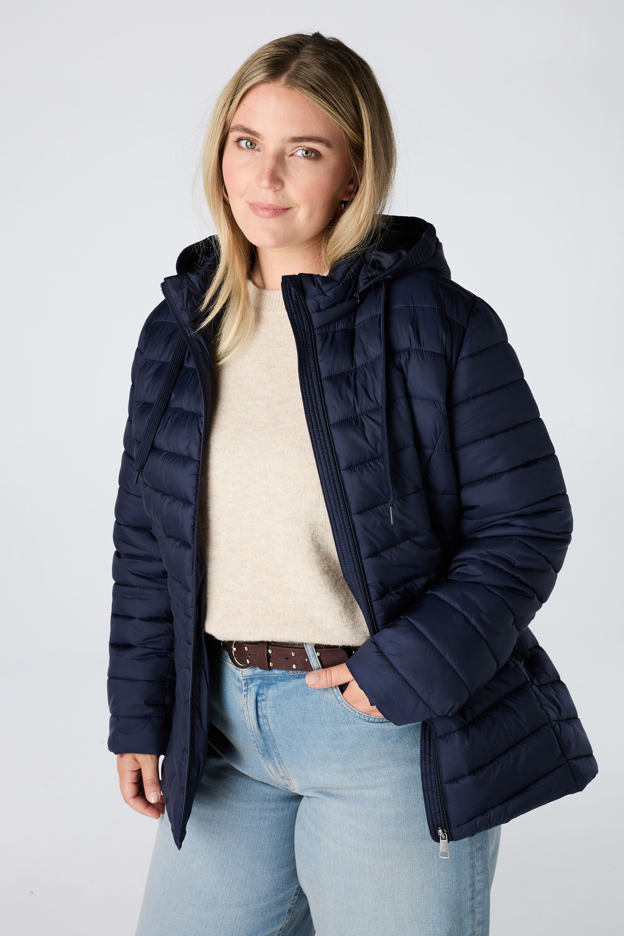 Veste l&eacute;g&egrave;rement matelass&eacute;e