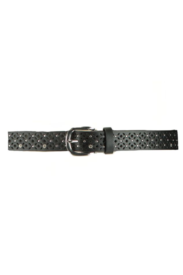 Ceinture avec un motif troué et cloué   image number 1
