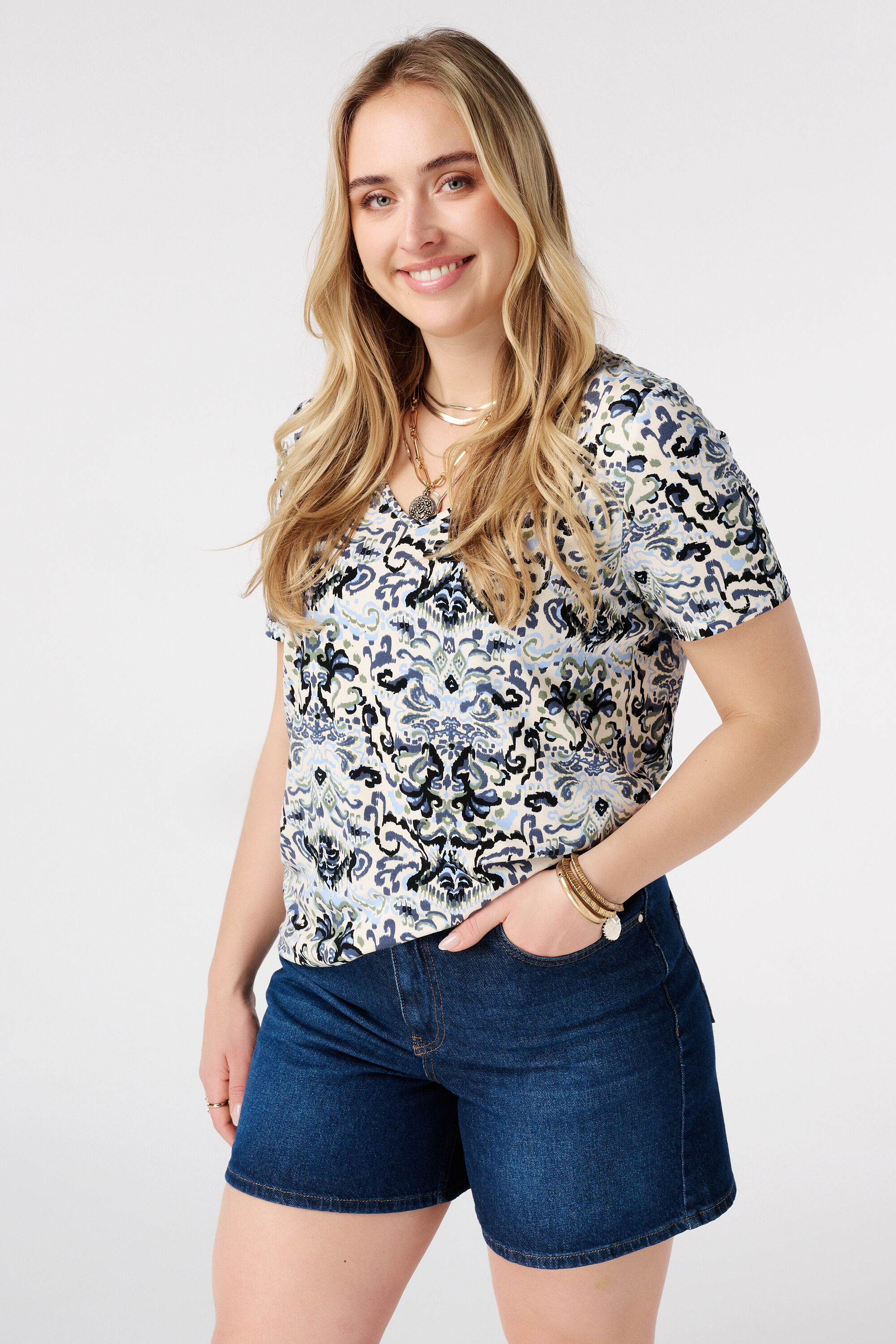 T-shirt avec imprim&eacute;