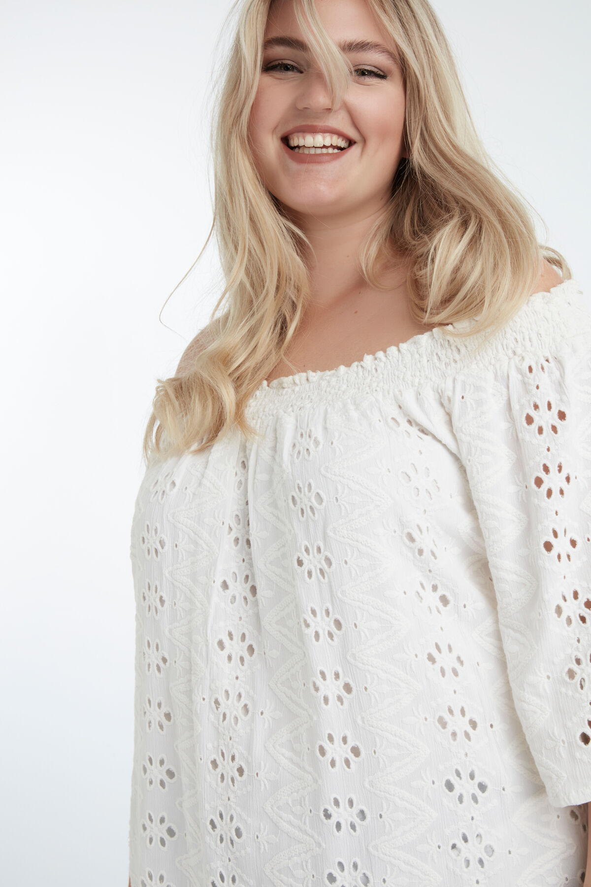 Haut ajour&eacute; &agrave; &eacute;paules d&eacute;nud&eacute;es image number 3