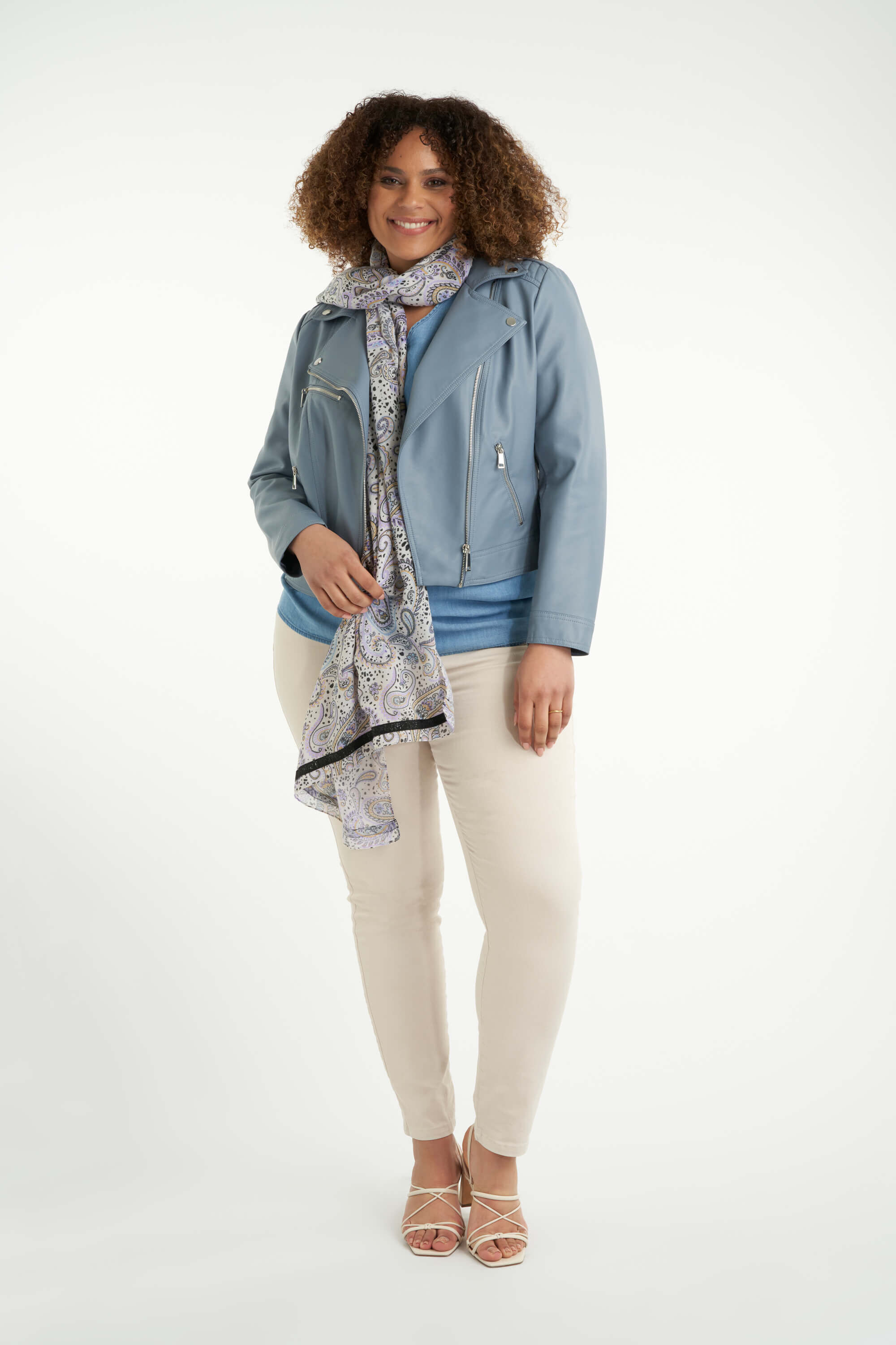 &Eacute;charpe &agrave; imprim&eacute; cachemire  image number 2