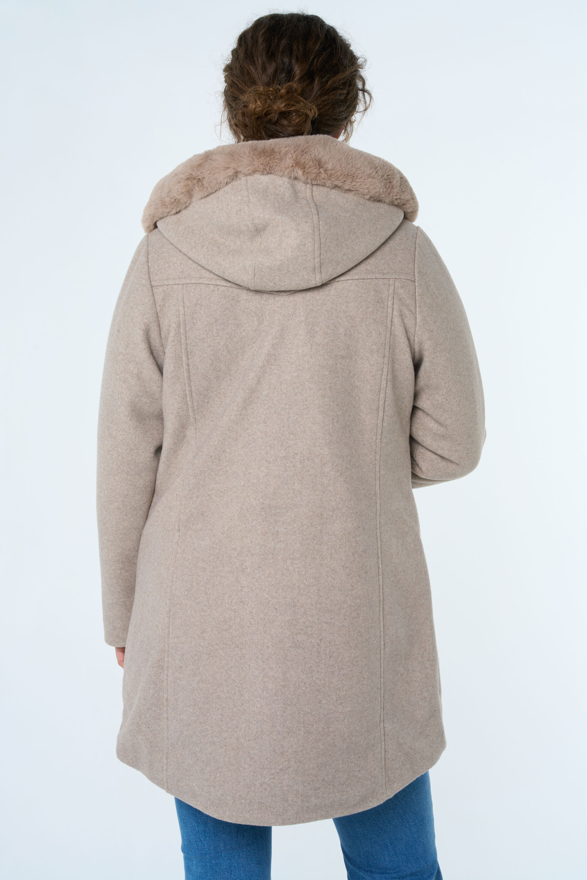 Manteau avec une apparence de laine image number 4