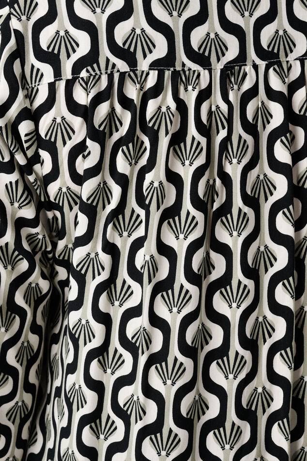 Blouse oversize imprimée image number 6