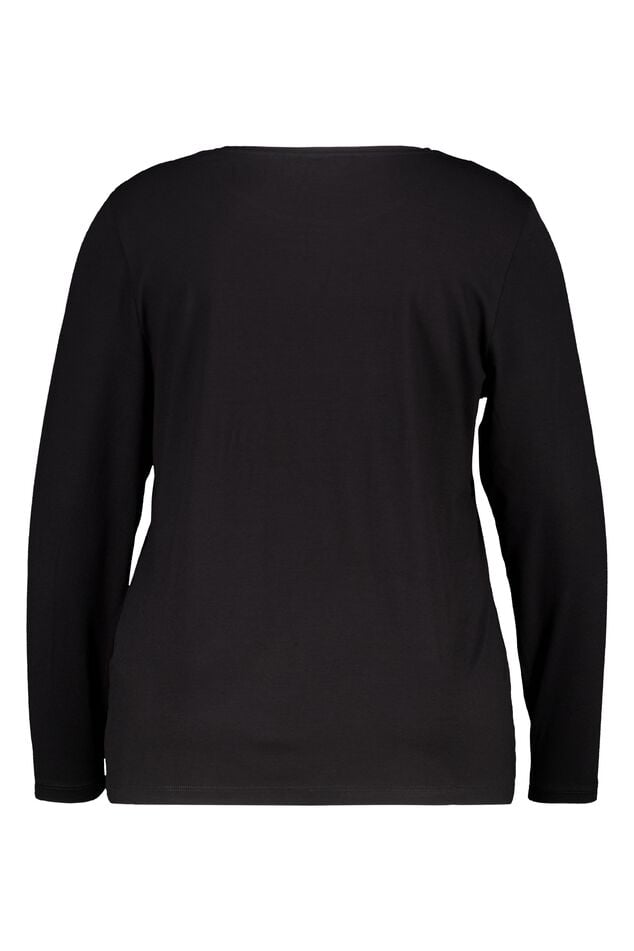 Haut à manches longues et col rond image number 2