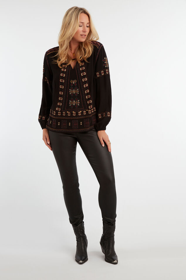 Chemisier à broderie   image number 3