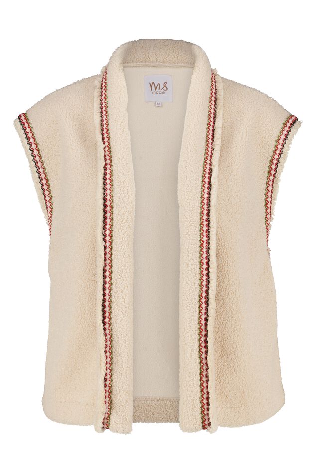 Gilet Teddy avec détails image number 1