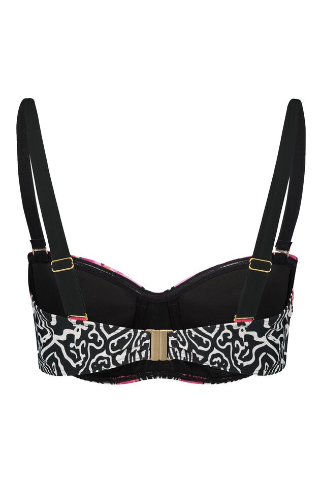 Haut de bikini style bandeau avec imprimé floral - Mamia image number 1