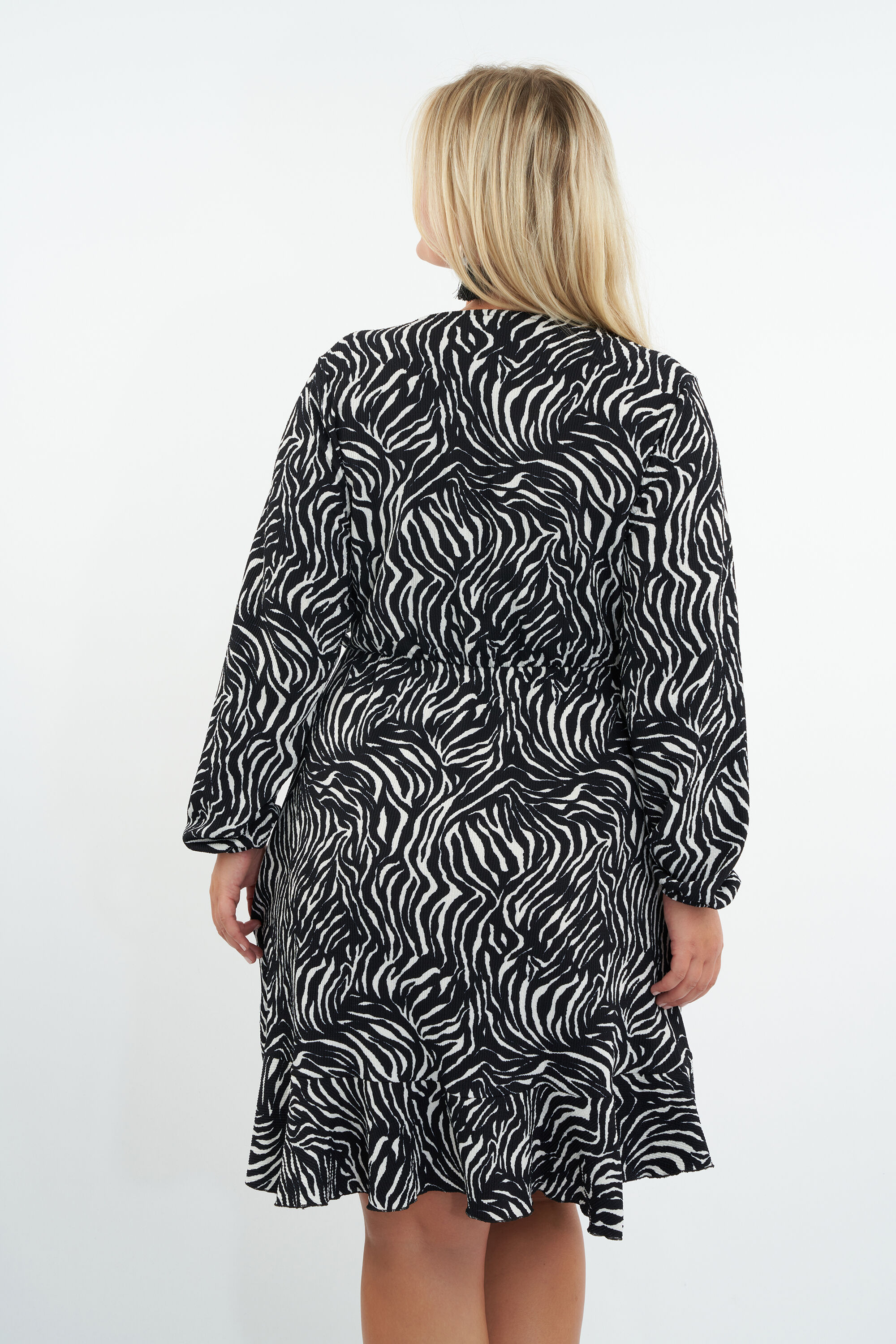 Robe portefeuille &agrave; imprim&eacute; image number 4