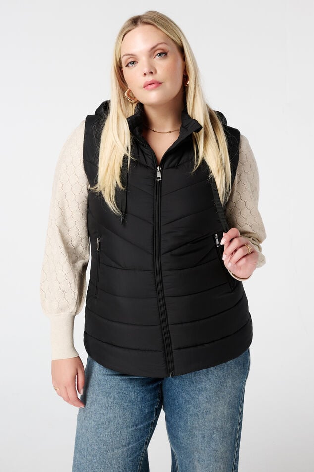 Gilet matelassé avec capuche image number 0