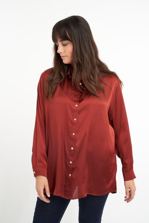 Chemisier en satin  image number 0