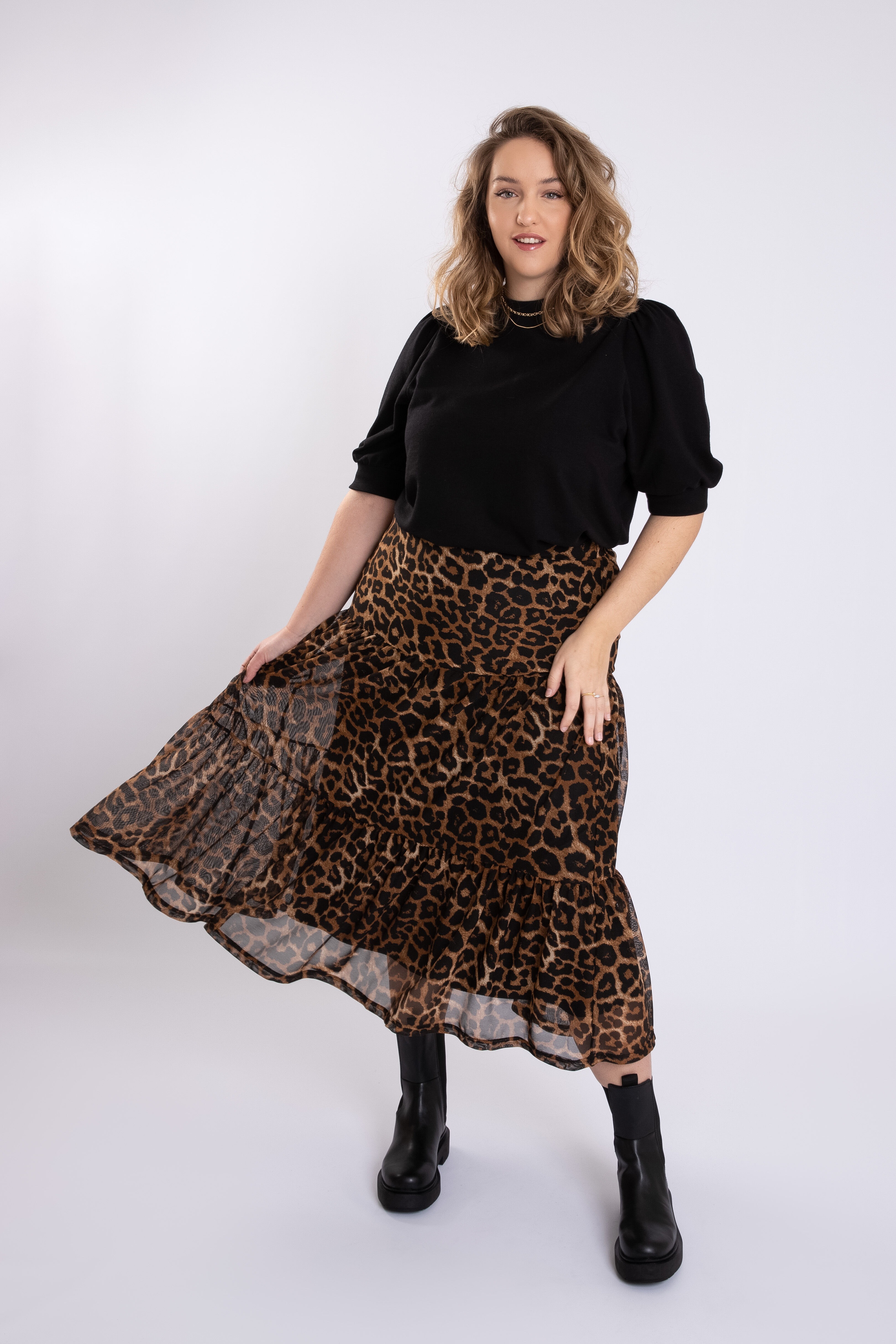 Longue jupe &agrave; imprim&eacute;  image number 6