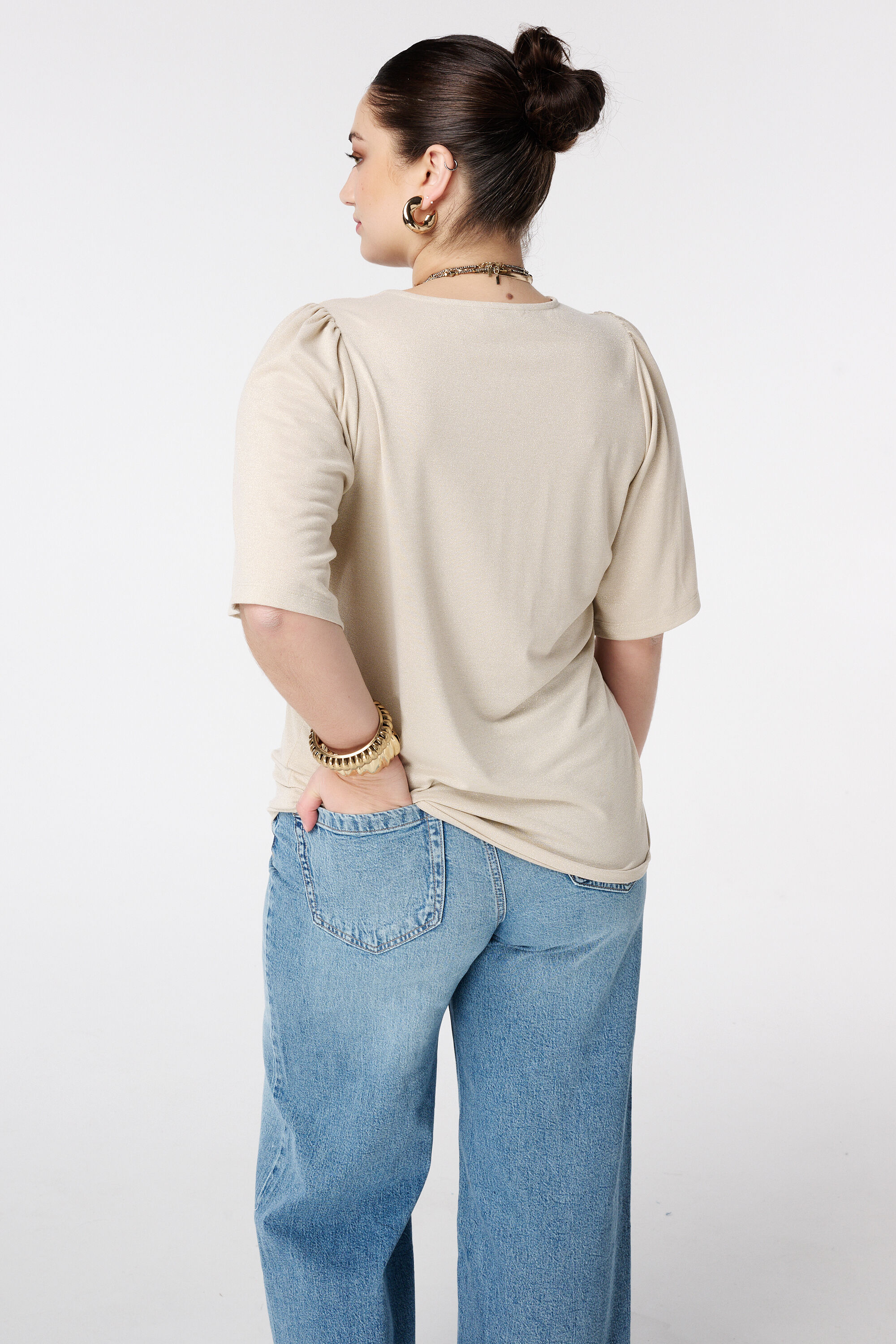 Top avec manches papillon image number 3