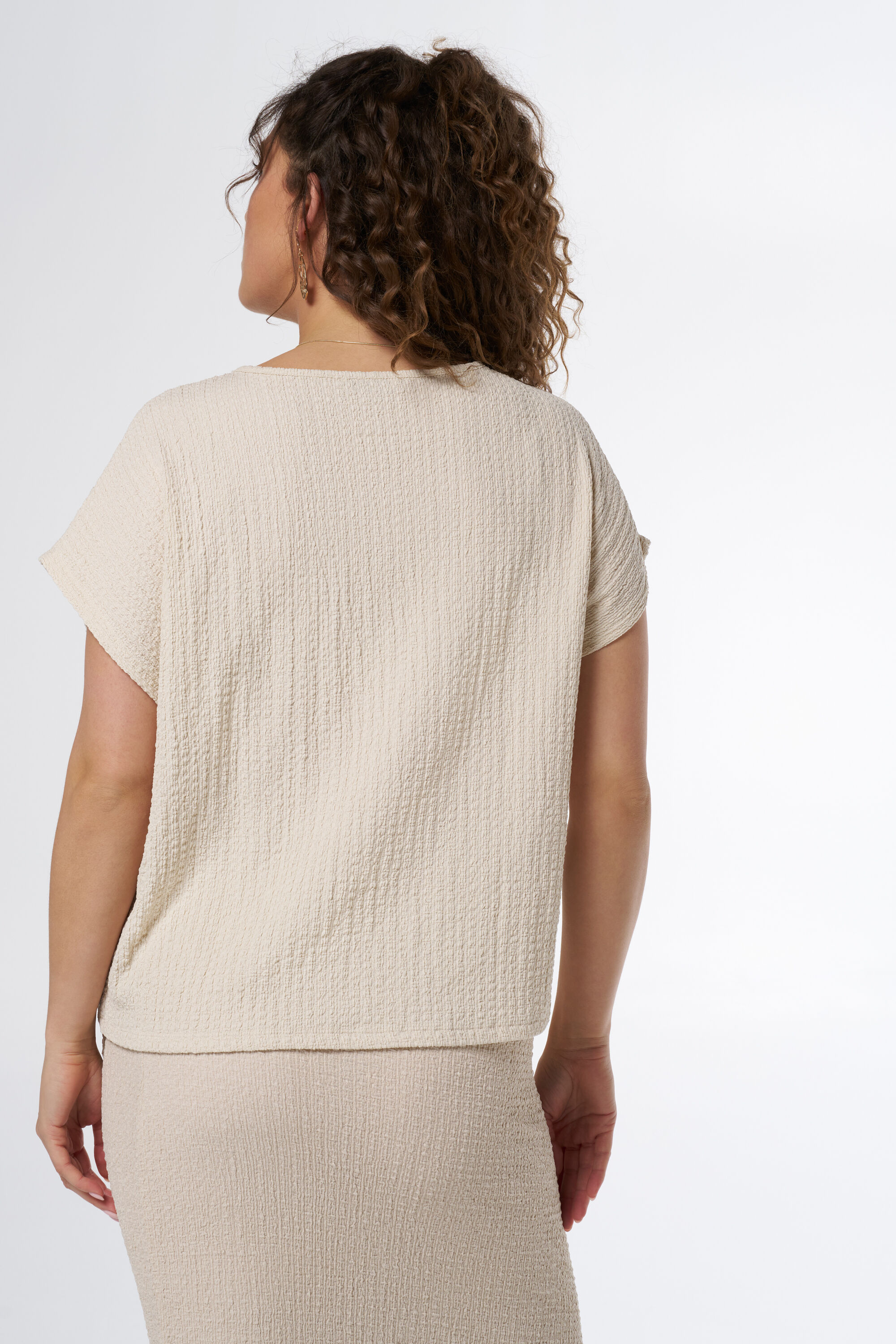 Haut avec tissu textur&eacute;  image number 3