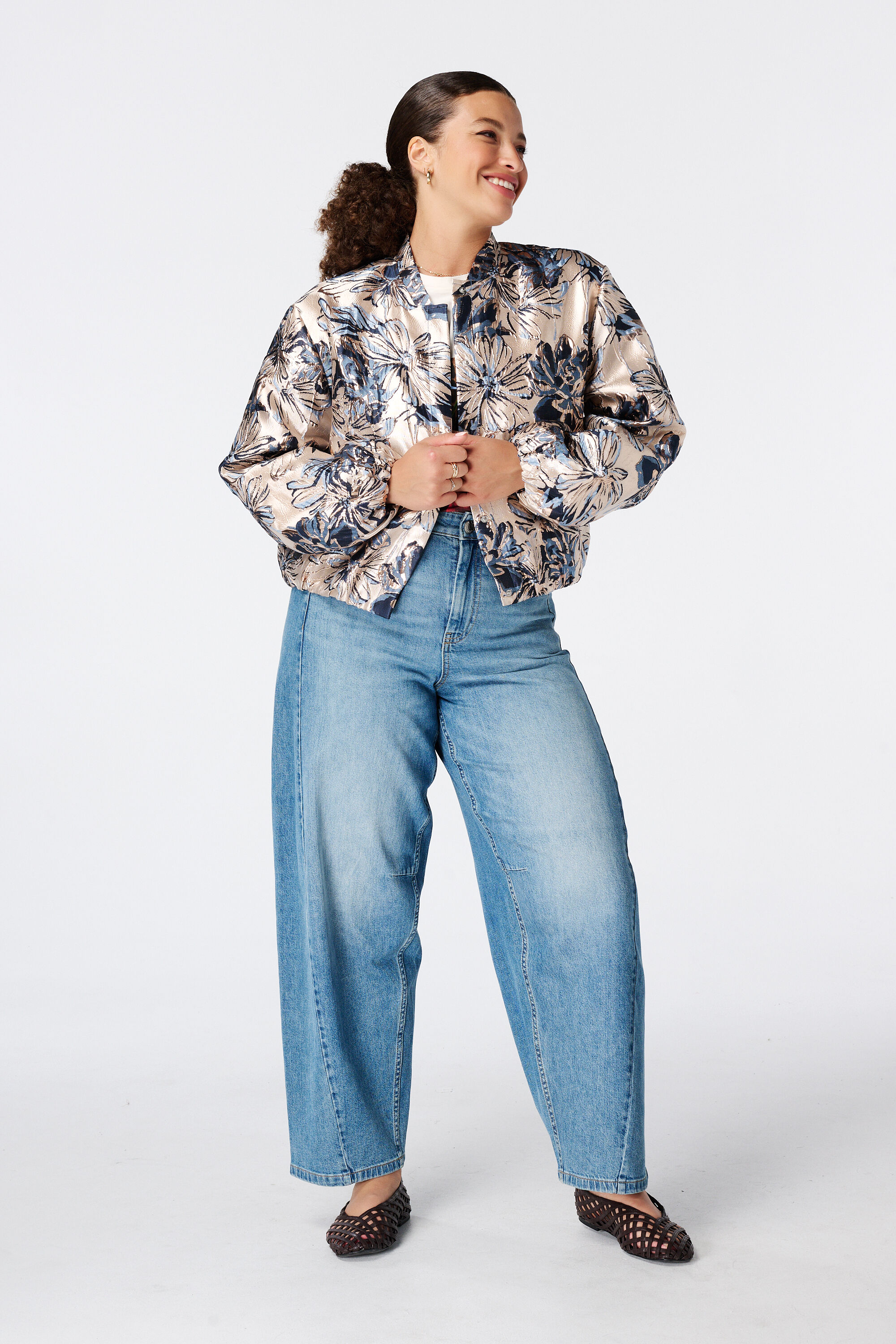 Blouson bomber jacquard image number 5