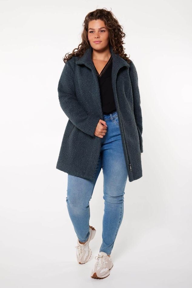 Manteau bouclé image number 6