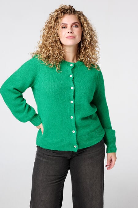 Cardigan en maille fine avec fermeture à boutons Cardigan en maille fine avec fermeture à boutons