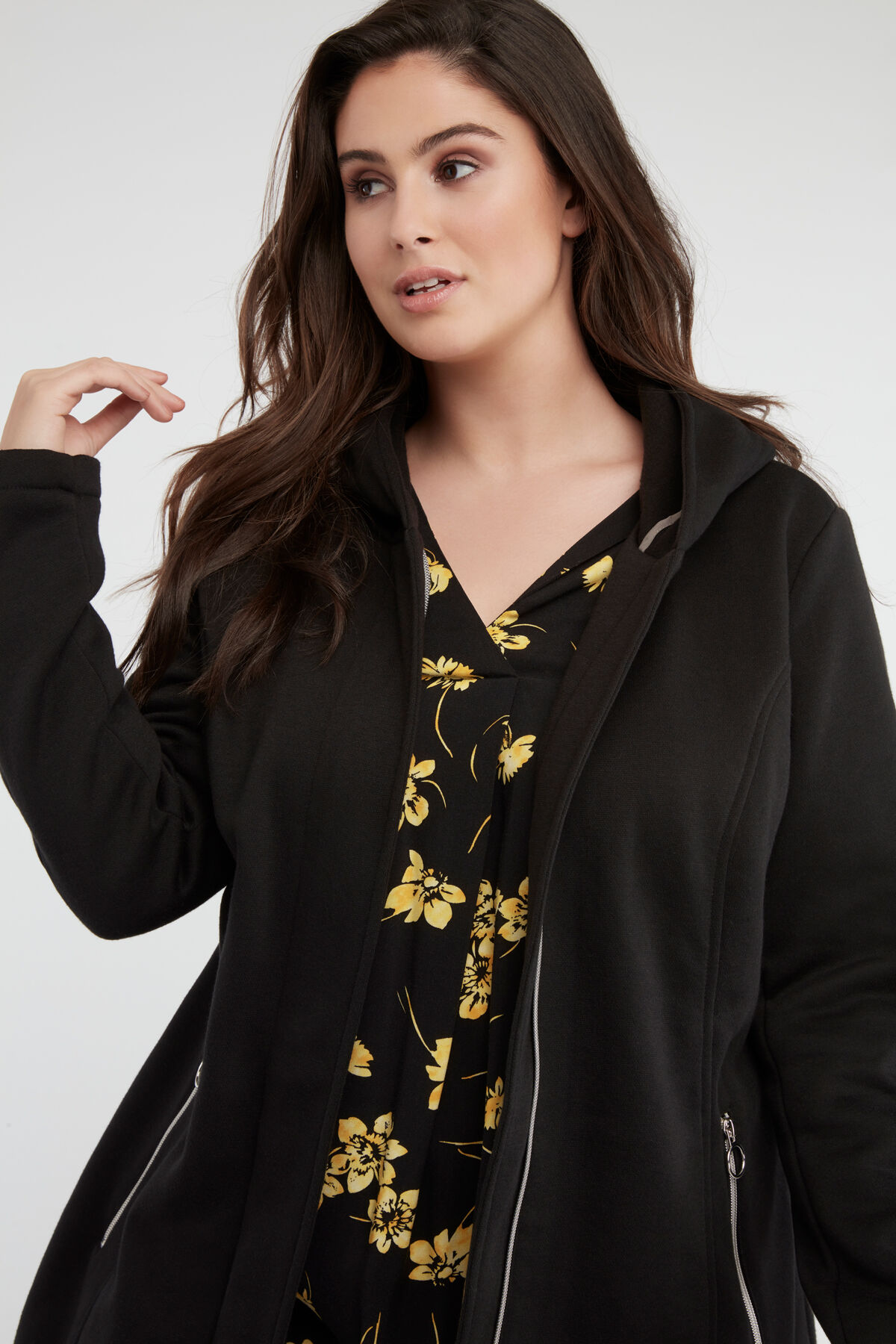 Veste en jersey avec capuche image number 3