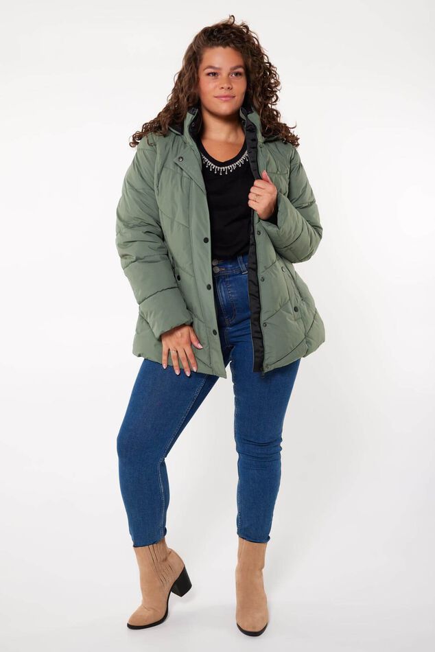 Veste matelassée avec capuche image number 6
