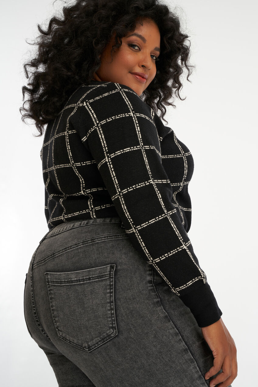 Skinny leg high waist CHERRY jeans image number 3