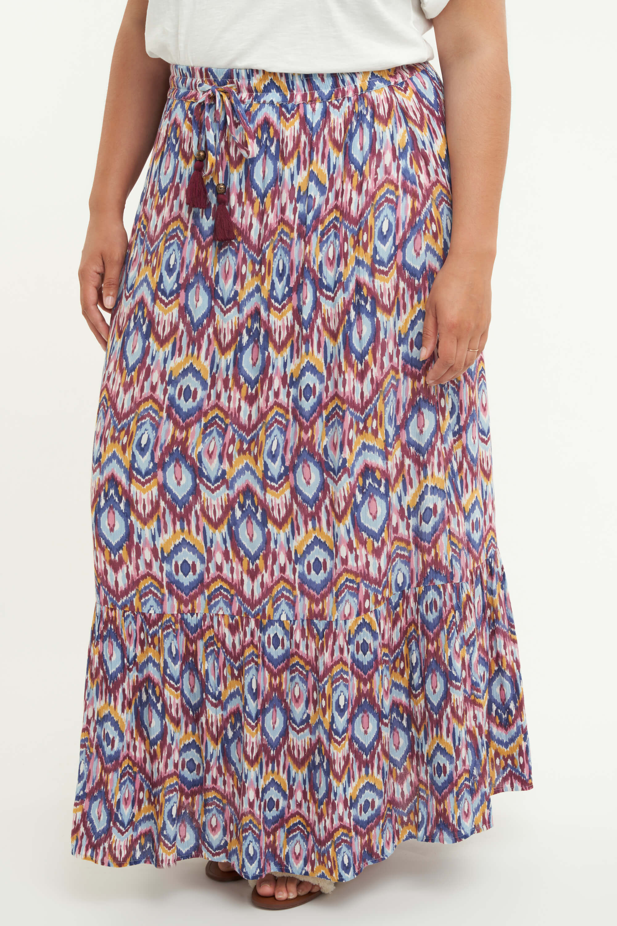 Jupe maxi &agrave; imprim&eacute; image number 5