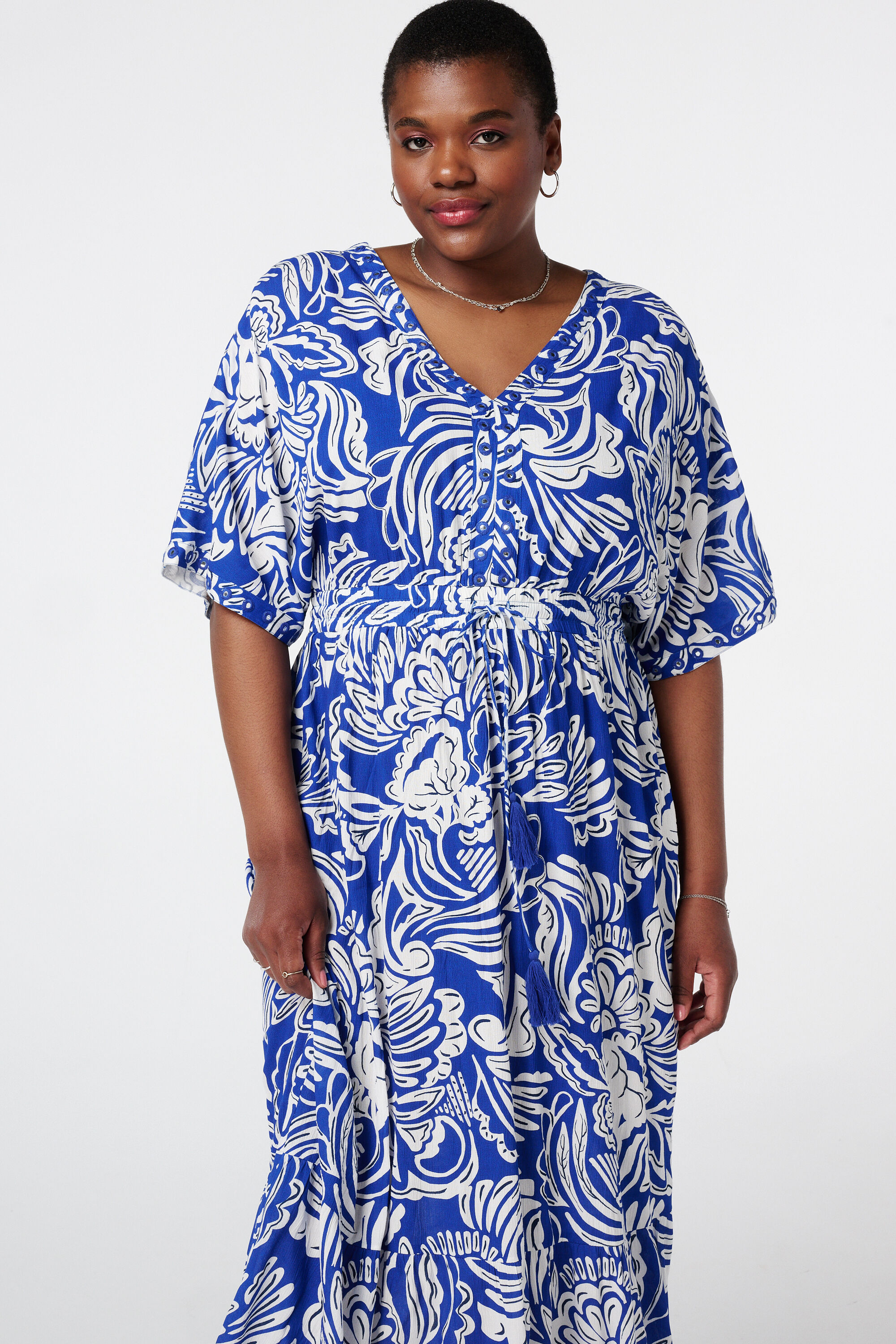 Robe longue avec d&eacute;tails miroir image number 4