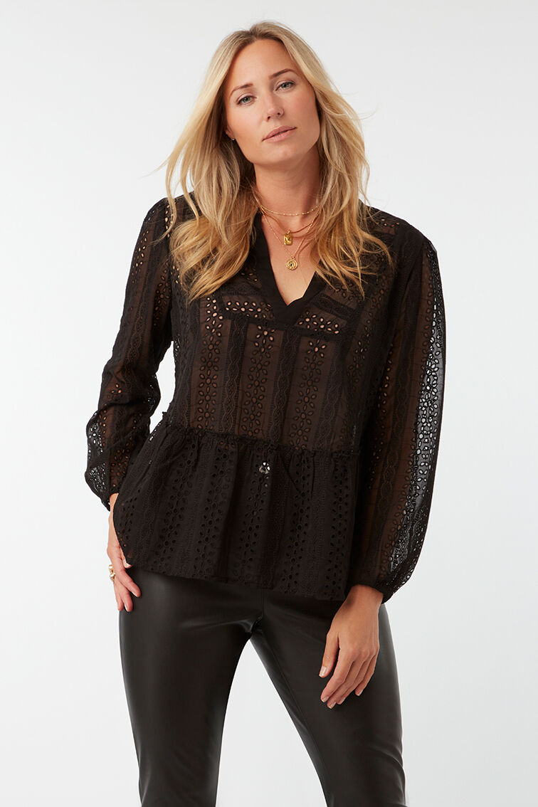 Chemisier &agrave; broderie   image number 6