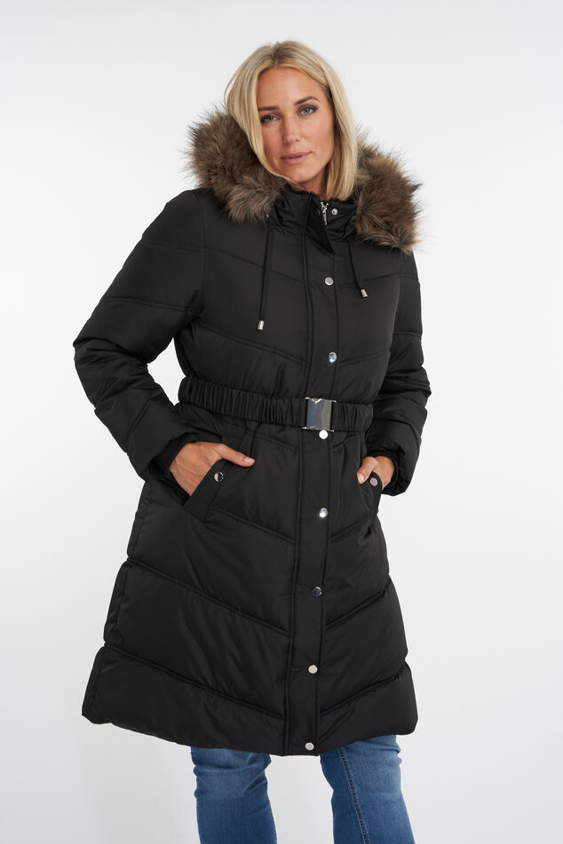 Veste matelassée avec ceinture image number 5