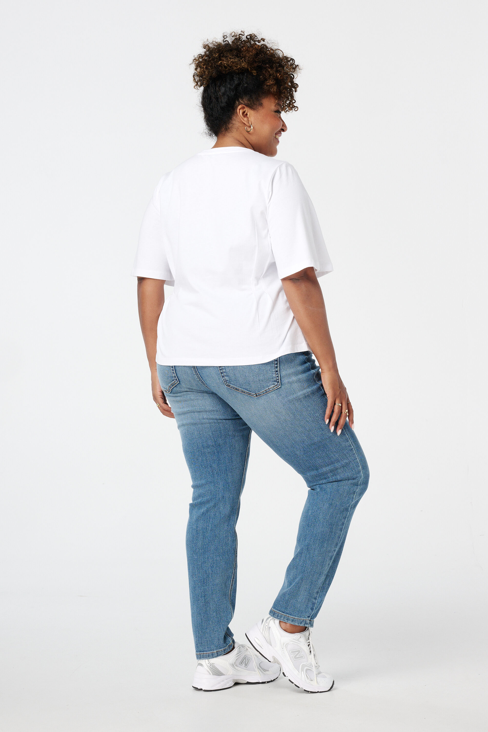 Jean skinny taille haute CHERRY image number 3