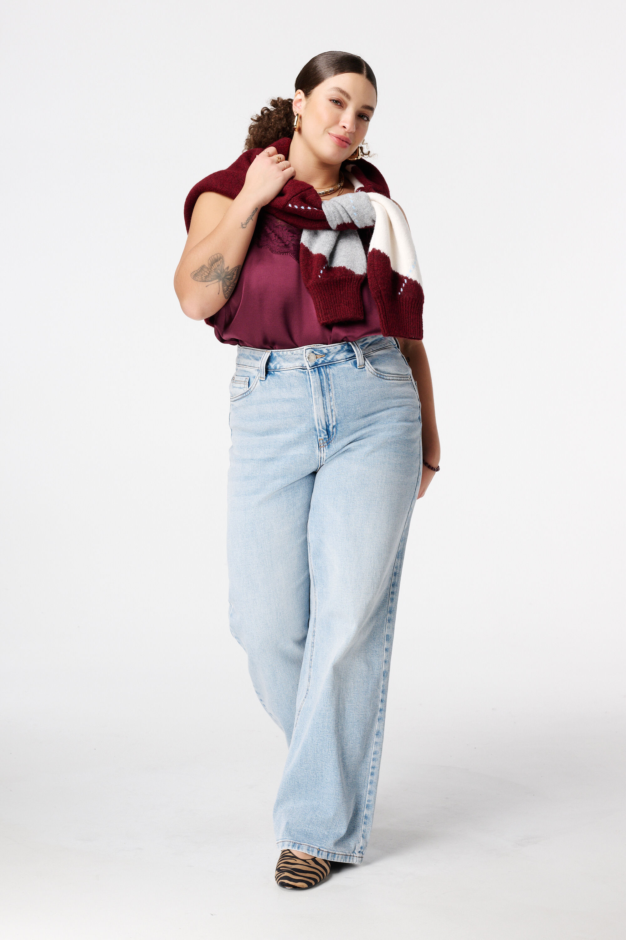 Jean &agrave; jambes larges IVY