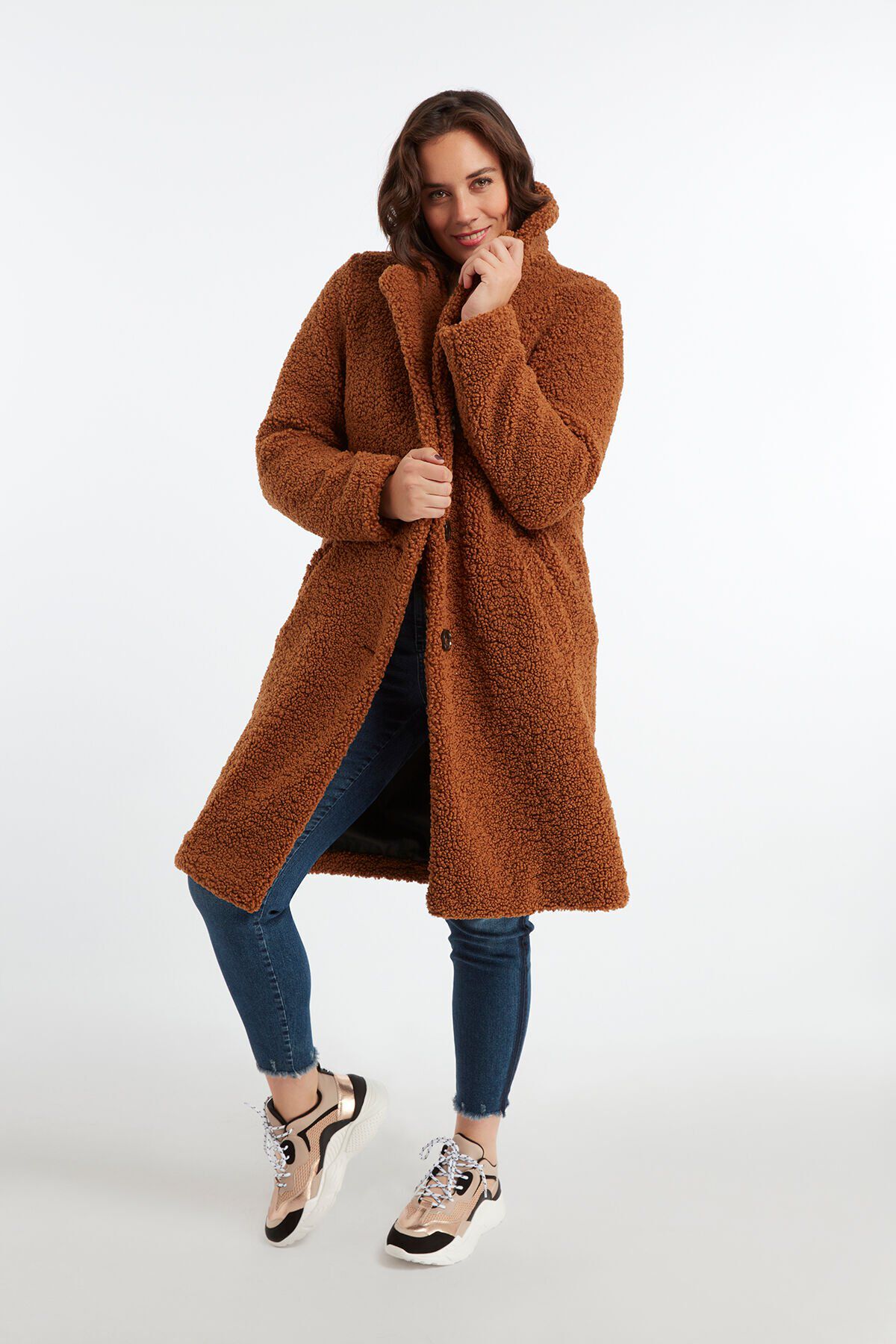 Manteau duveteux image number 4