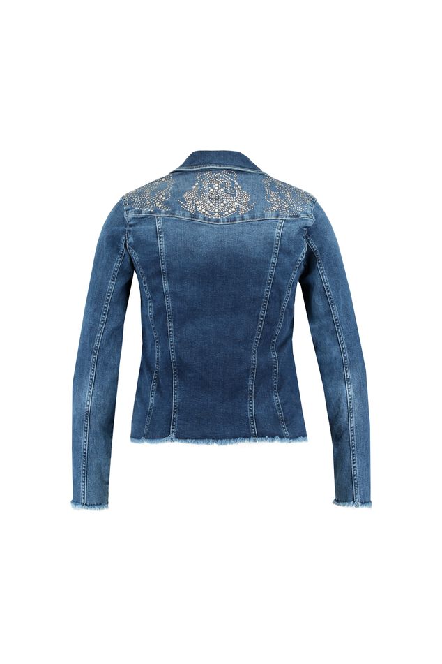 Veste en jean à clous image number 2