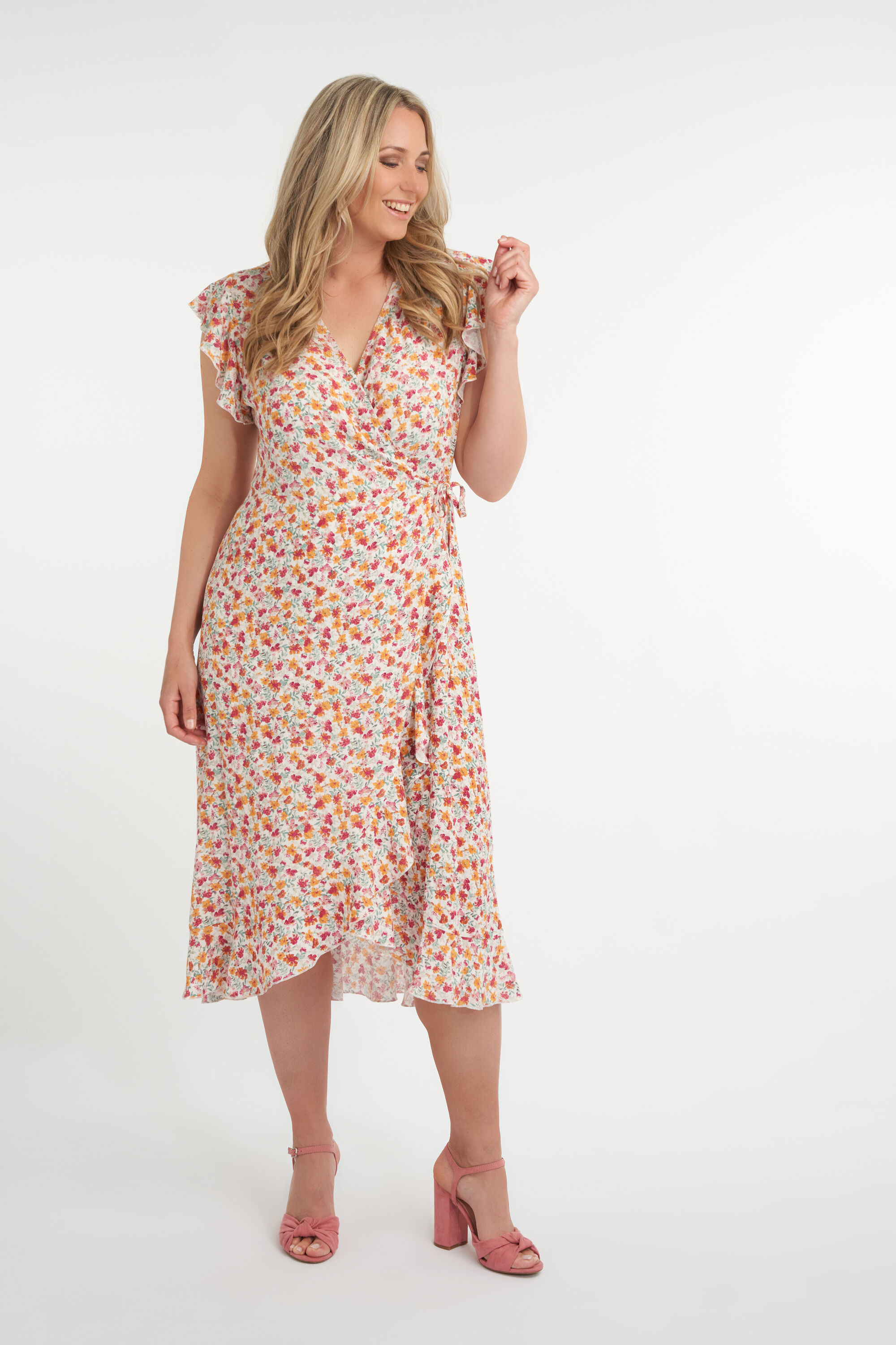 Robe portefeuille &agrave; imprim&eacute;  image number 7