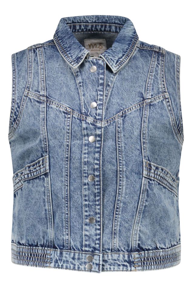 Gilet en denim  image number 1