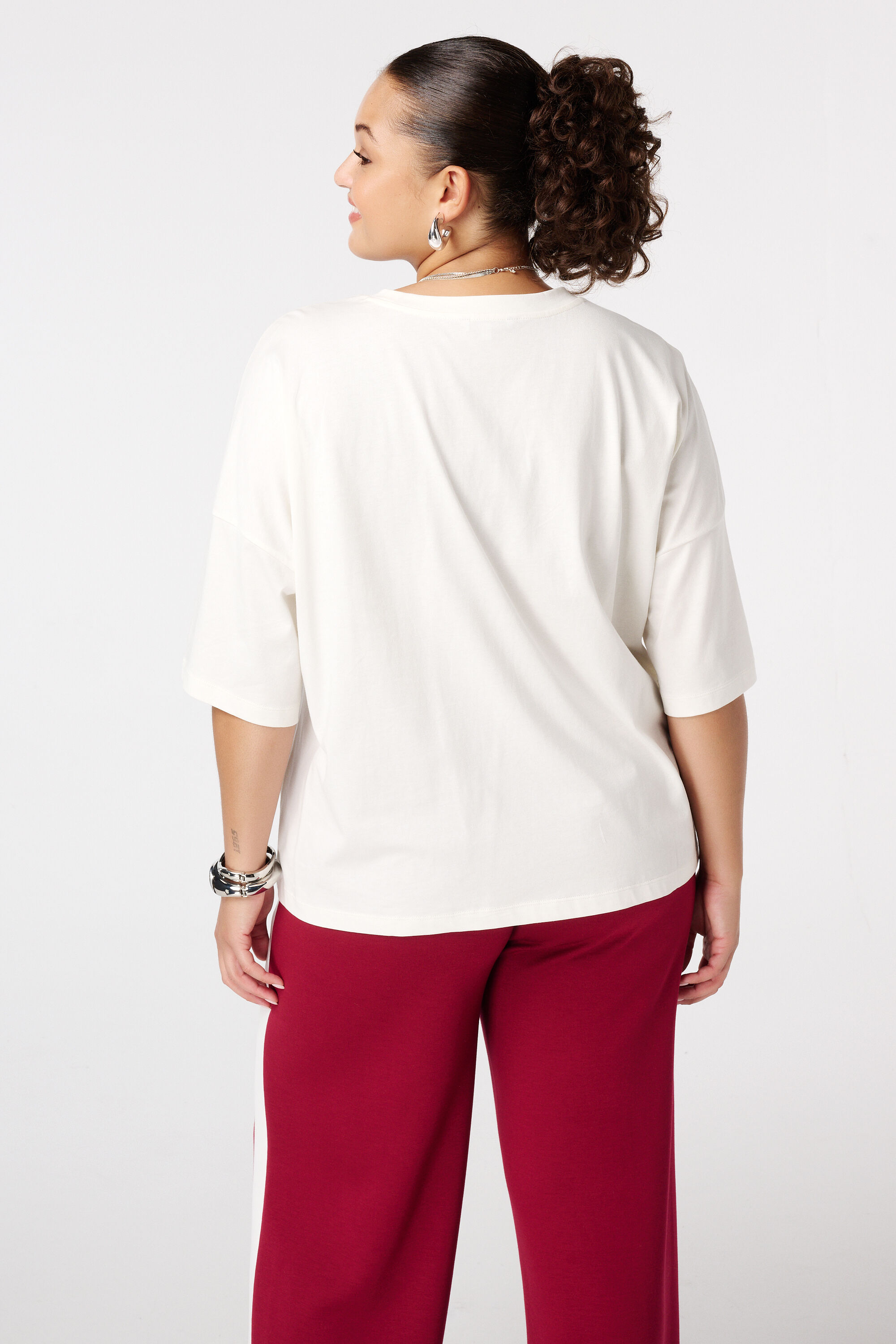 T-shirt ample avec inscription image number 3