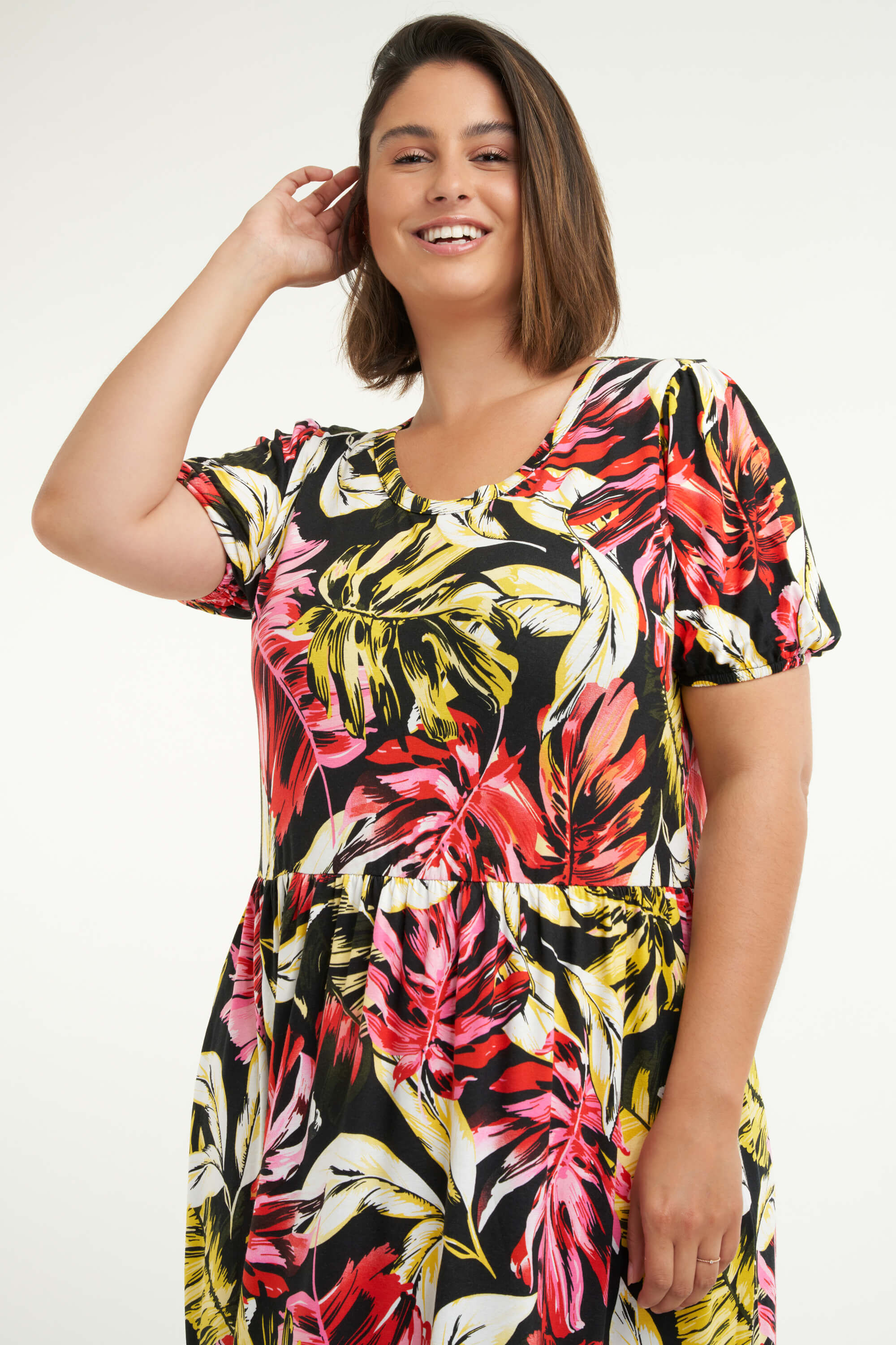 Longue robe &agrave; imprim&eacute;  image number 6