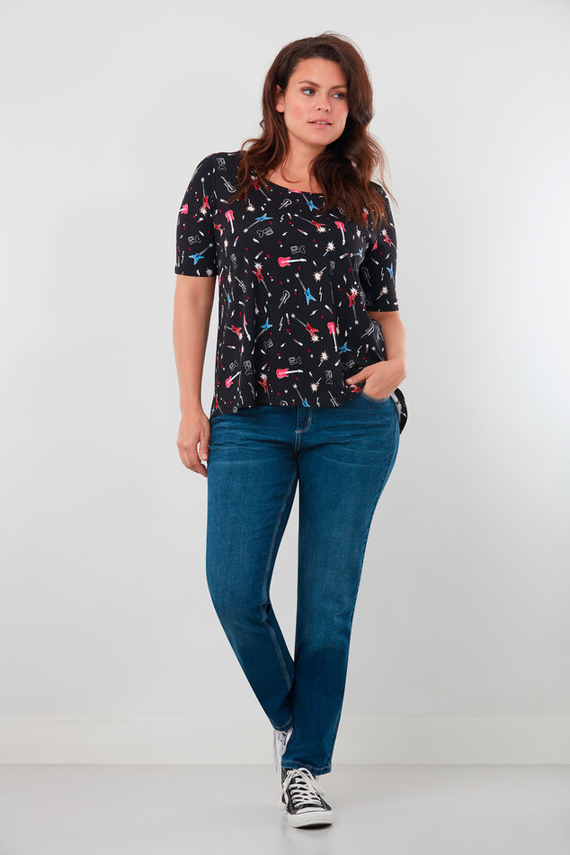 T-shirt à long pan image number 3