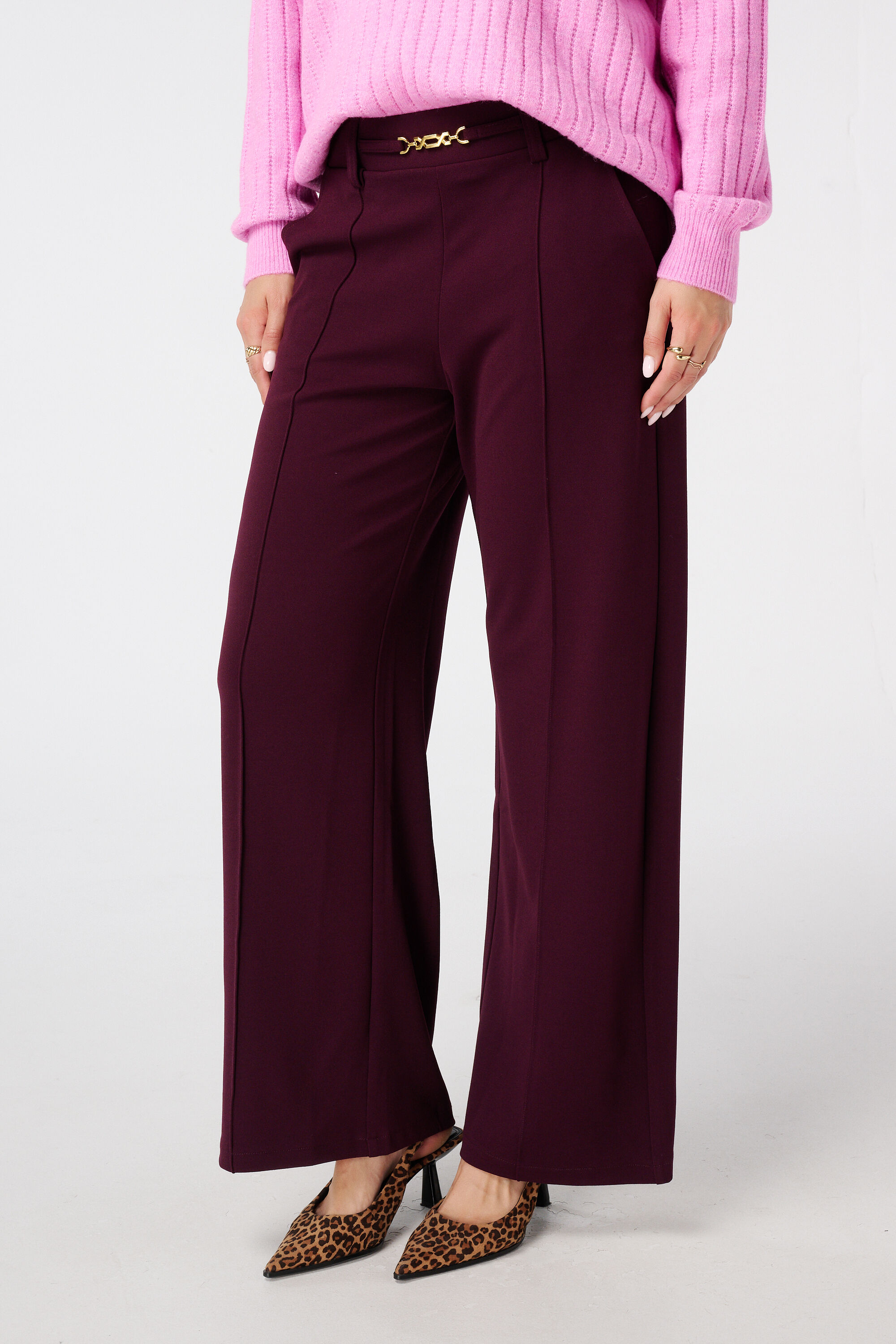 Pantalon &agrave; boucle image number 5