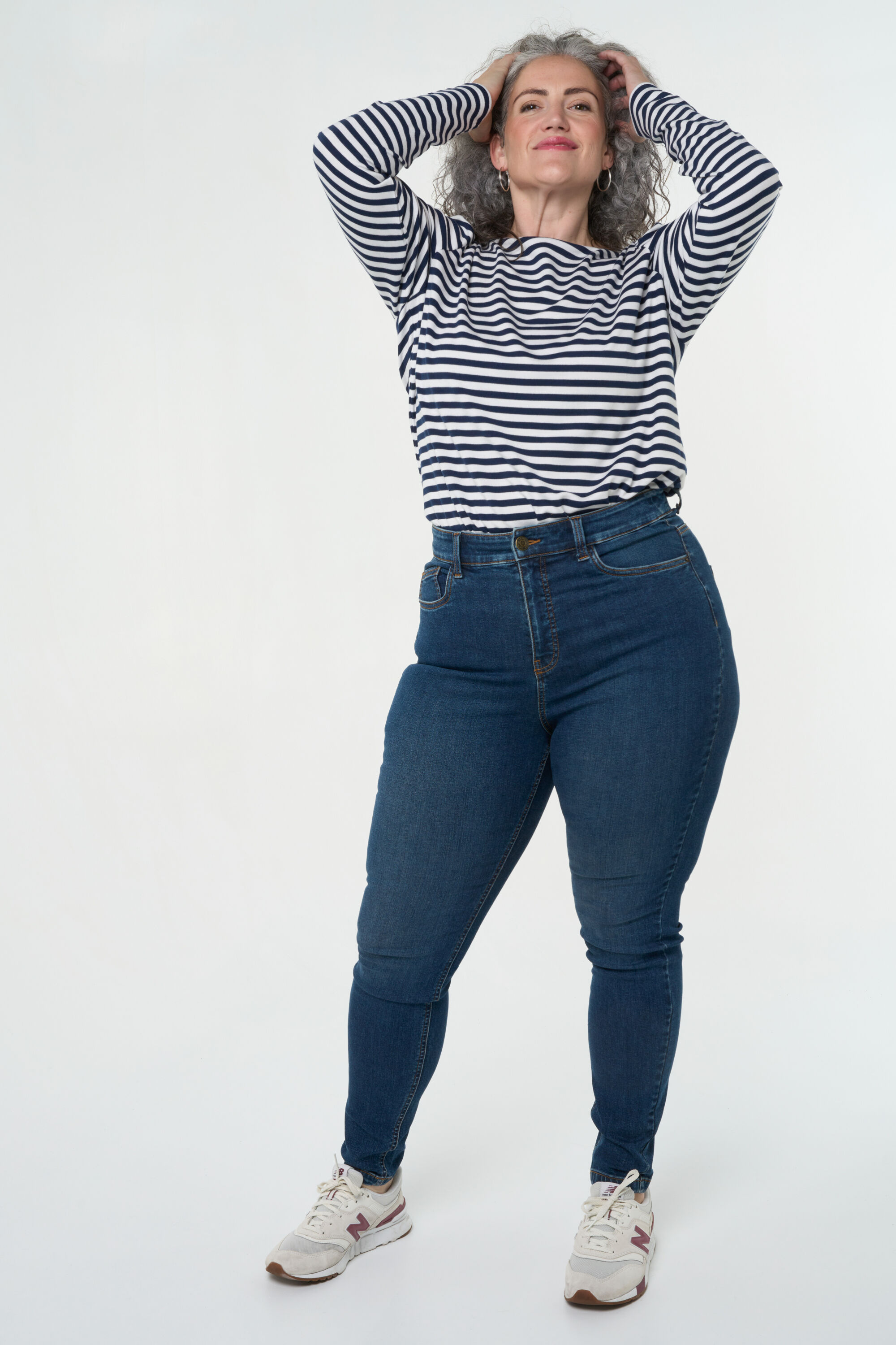 Jean skinny taille haute CHERRY image number 7