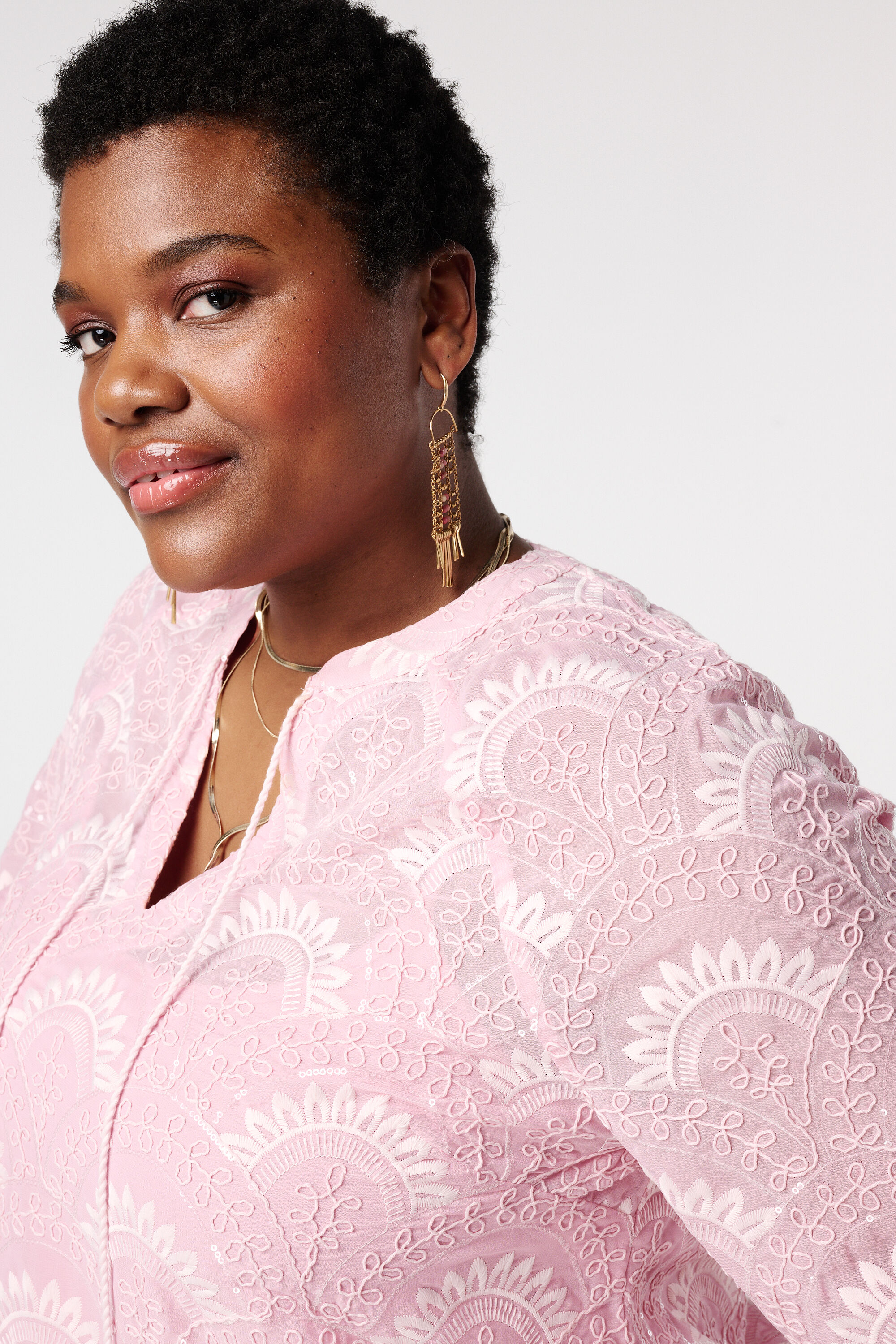 Blouse avec cordons image number 4