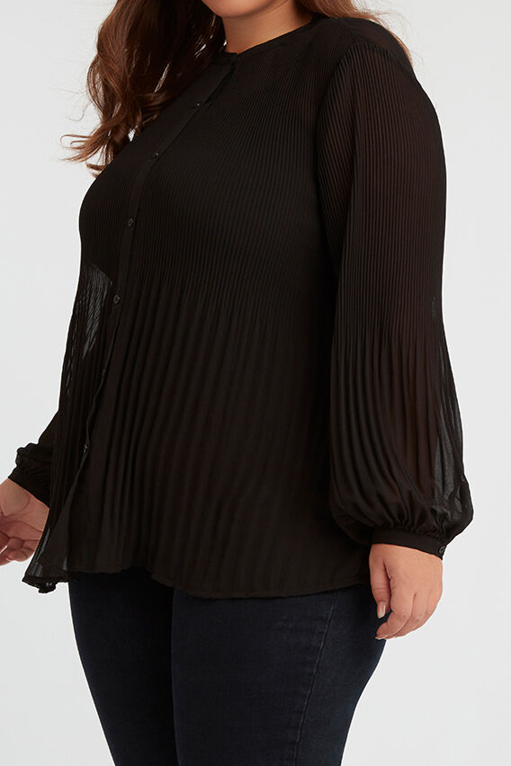 Chemisier pliss&eacute; image number 5