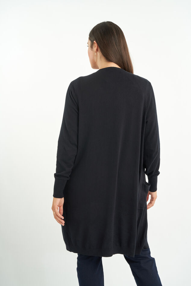 Cardigan ouvert en tricot fin image number 3