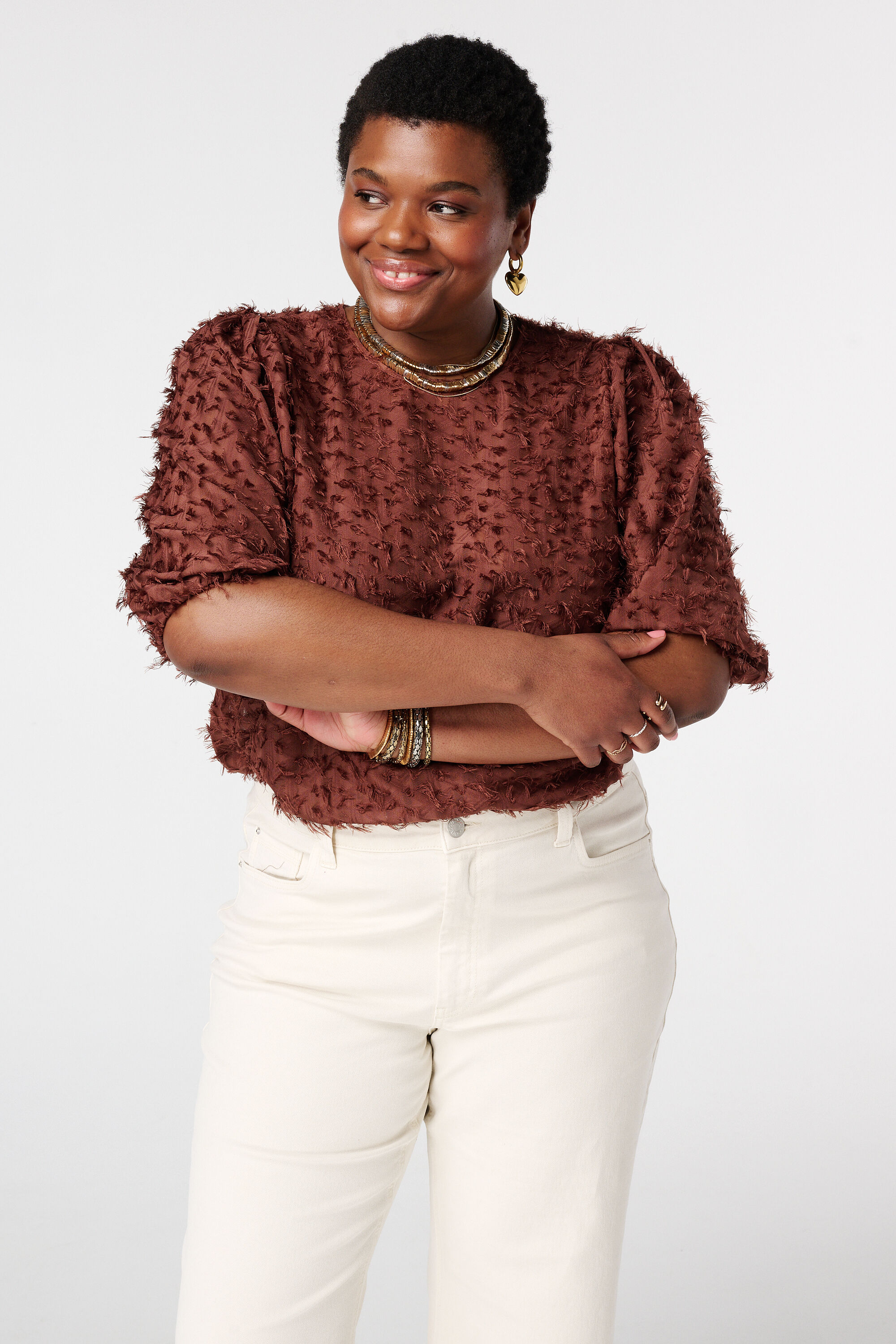 Blouse structur&eacute;e image number 0