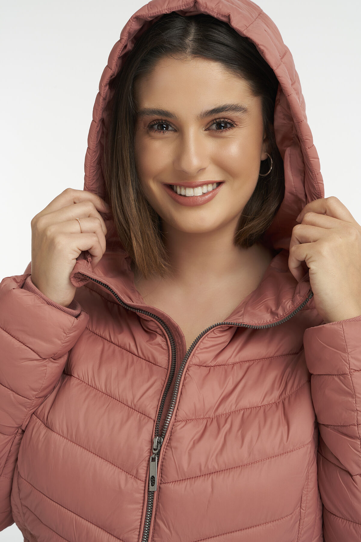 Femmes Veste matelassee a capuche MS Mode