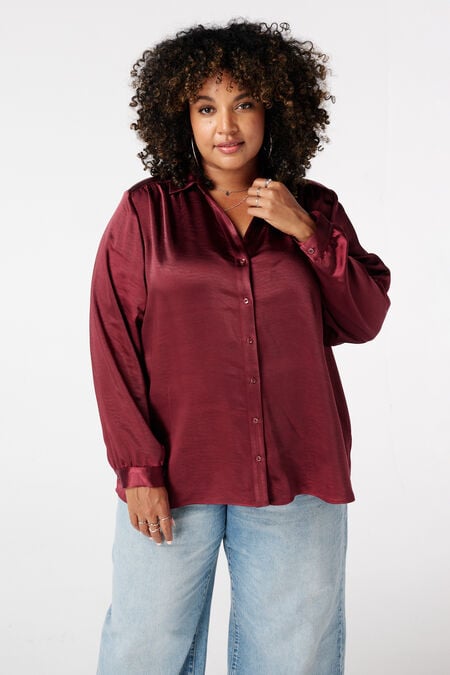 Blouse aspect satiné Blouse aspect satiné