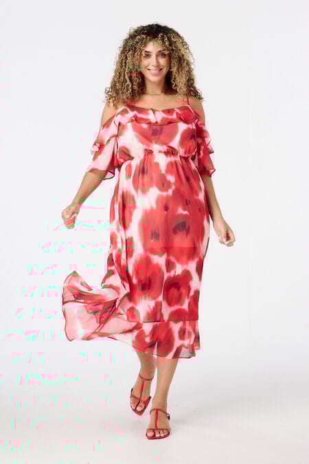Robe midi imprimée Robe midi imprimée