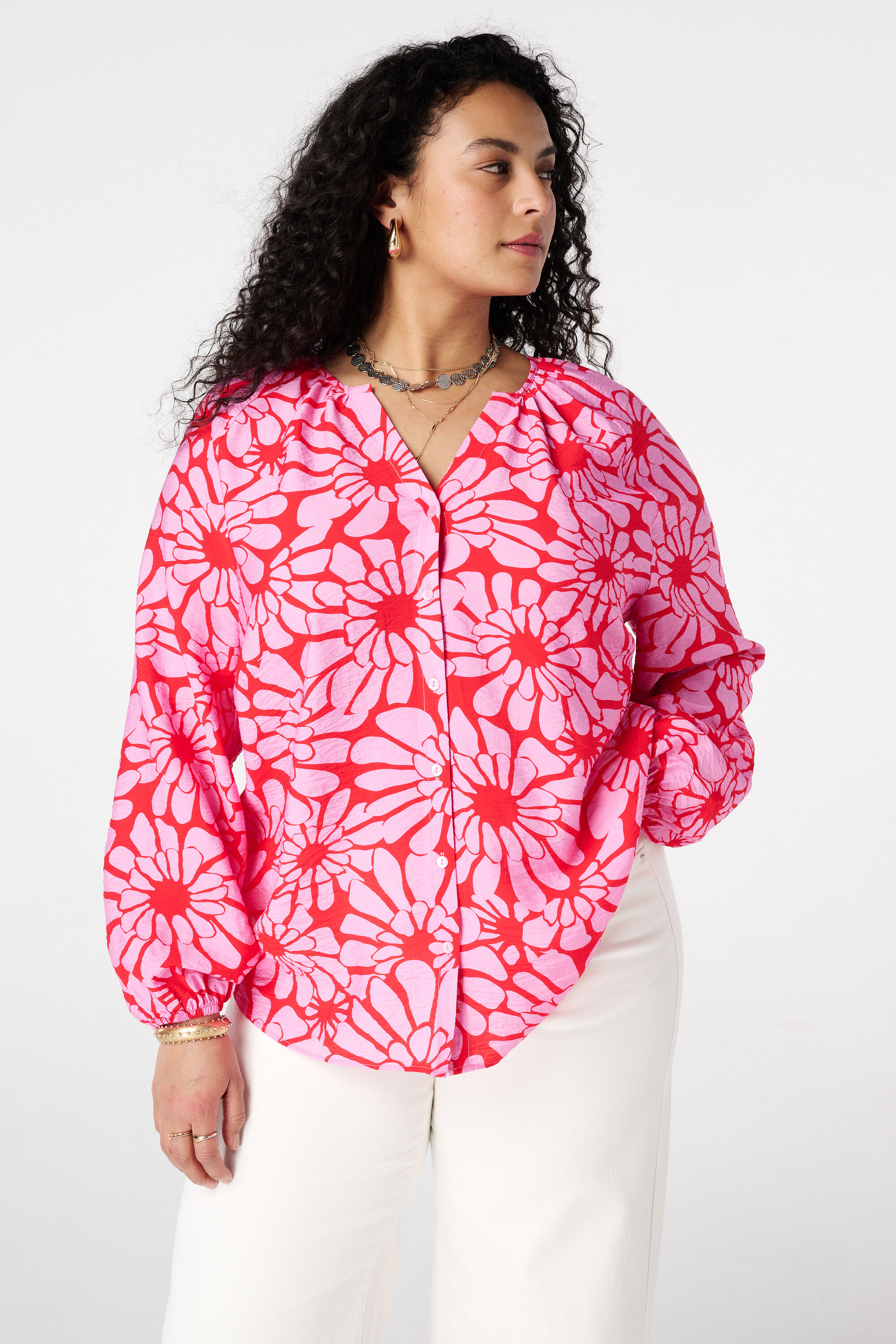 Blouse &agrave; imprim&eacute;