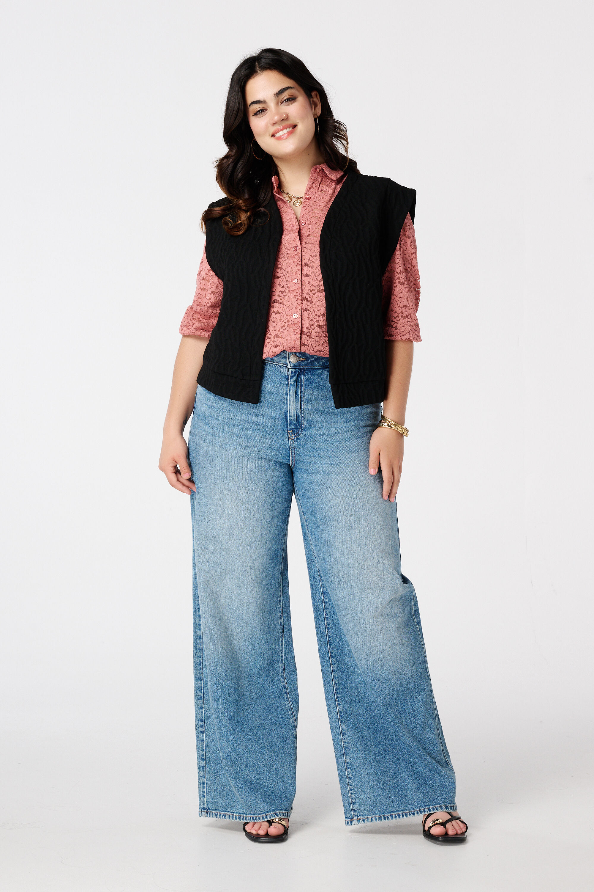 Gilet textur&eacute; image number 5