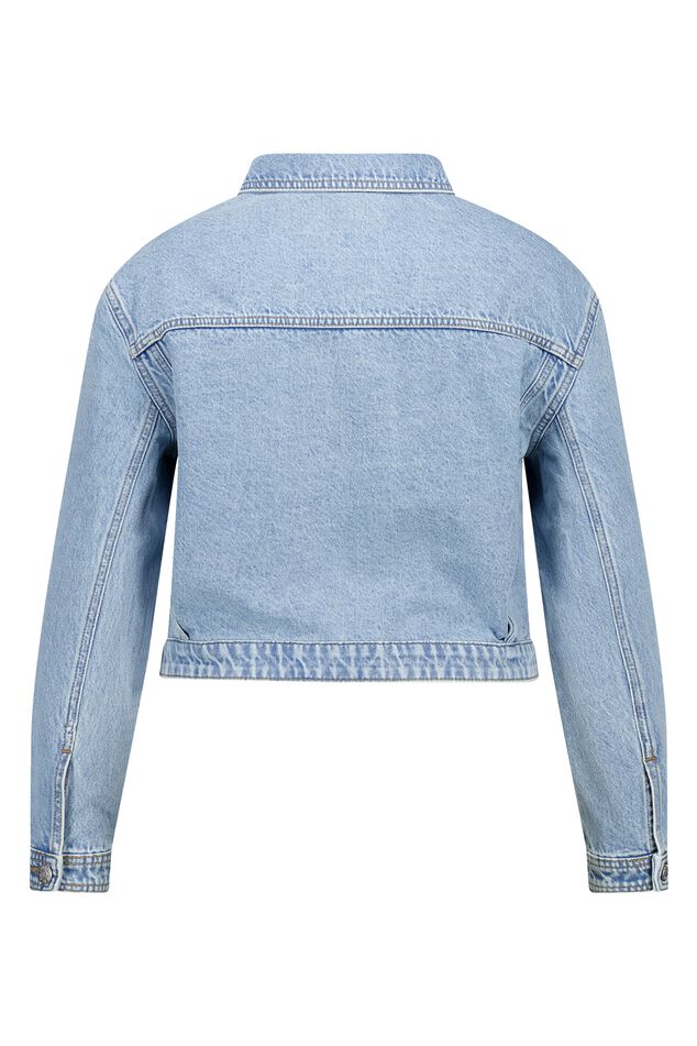 Veste courte en jean image number 2