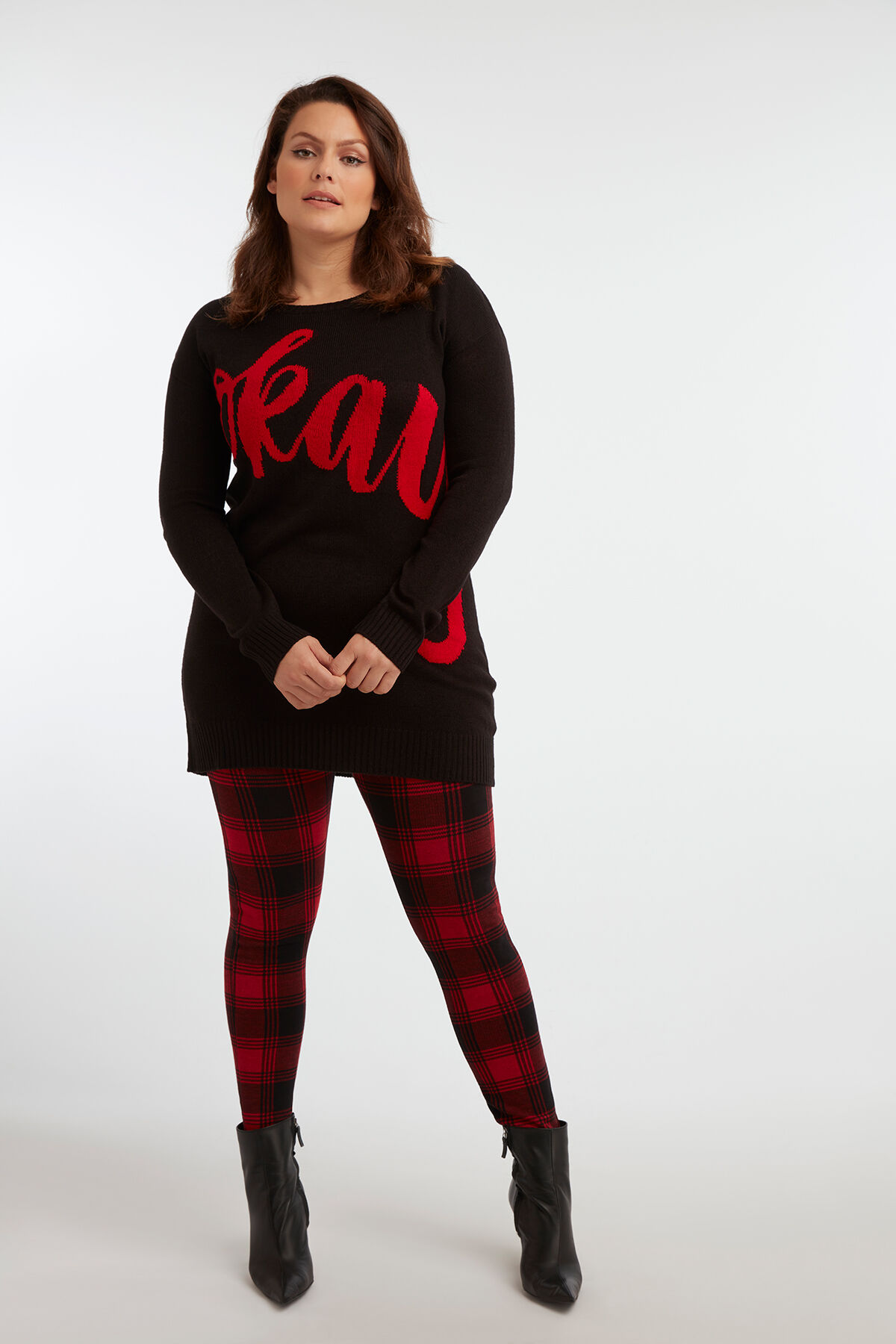 Leggings &agrave; carreaux image number 3